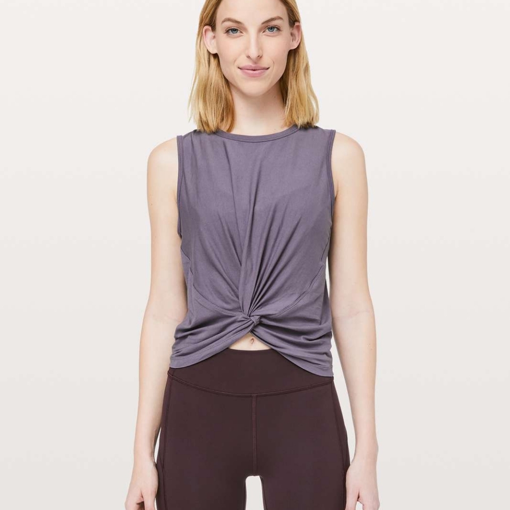 Lululemon Crescent Tank Graphite Purple